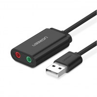 Cáp chuyển đổi  USB 2.0 to 3.5mm chính hãng Ugreen UG-30724 cao cấp